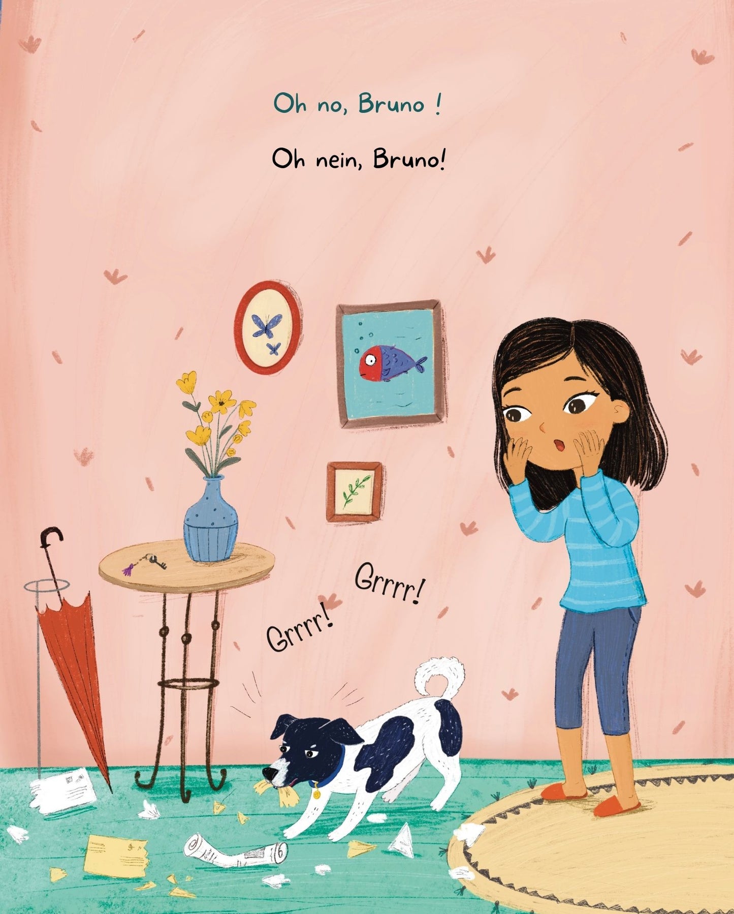 Oh No, Bruno! Oh Nein, Bruno! : A German & English bilingual book for kids.